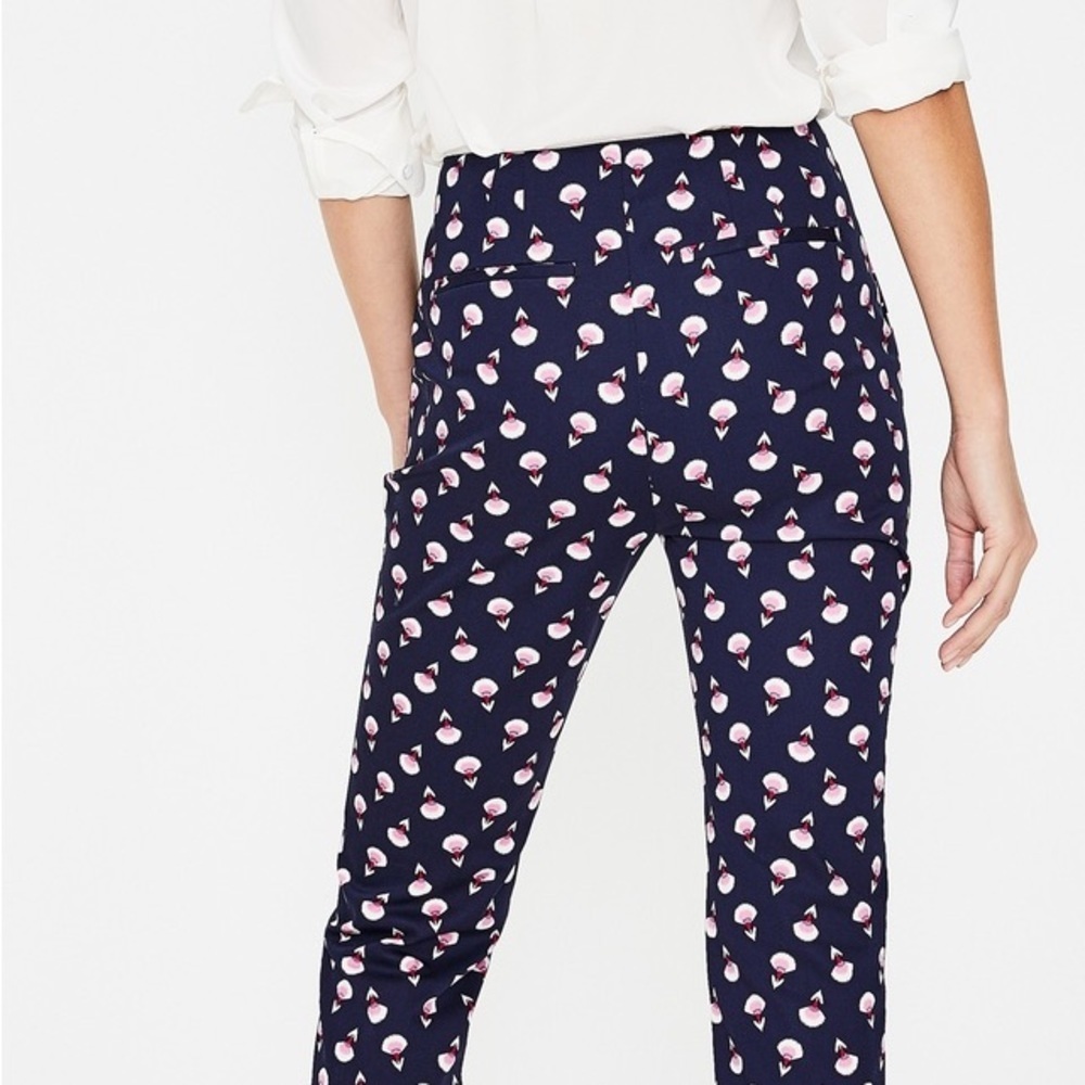 Boden Ledbury Blossom Print High Rise Pants Size 8P - Picture 2 of 7